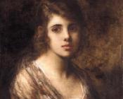 Young Brunette - 阿列克谢·阿列维奇·哈拉莫夫